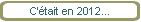 C'était en 2012...