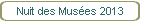 Nuit des Musées 2013